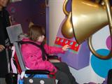 Picture of student looking at a artifact liverpool museum